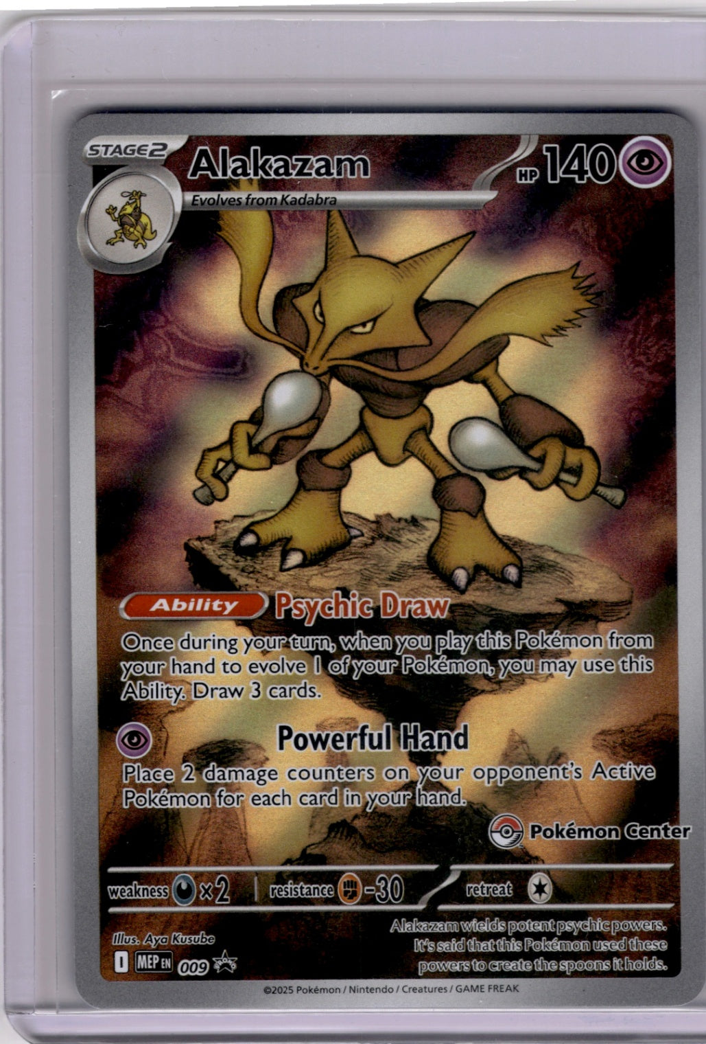 Alakazam - (Pokemon Center Exclusive) - 009 - Promo