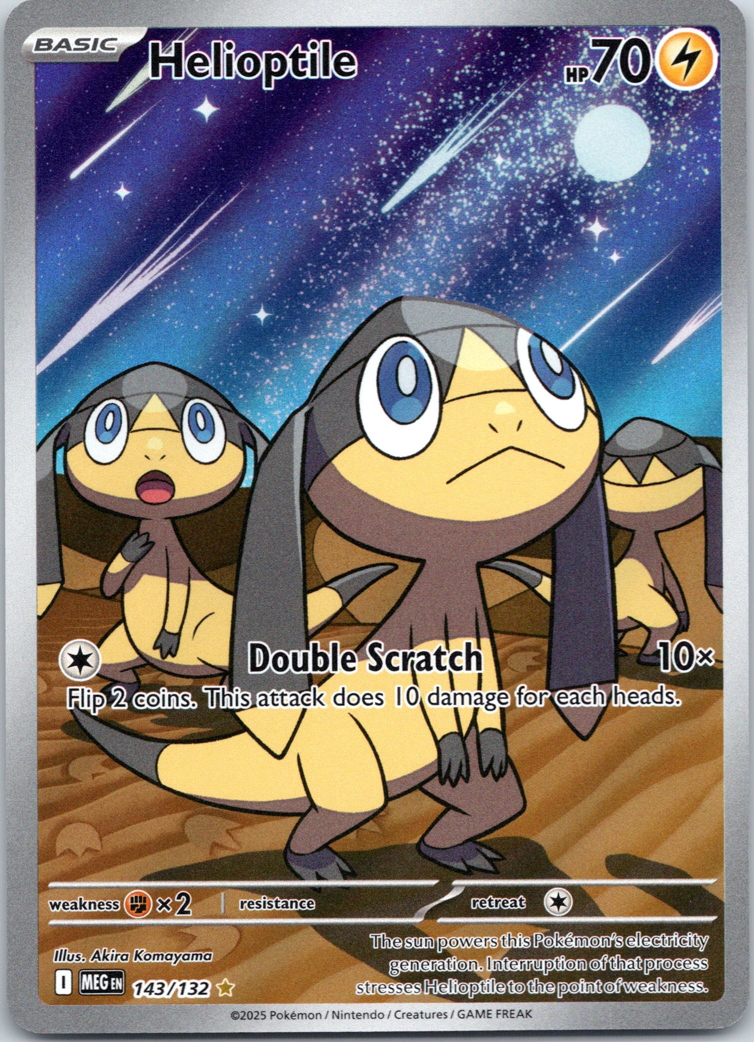 Helioptile - 143/132 - Illustration Rare