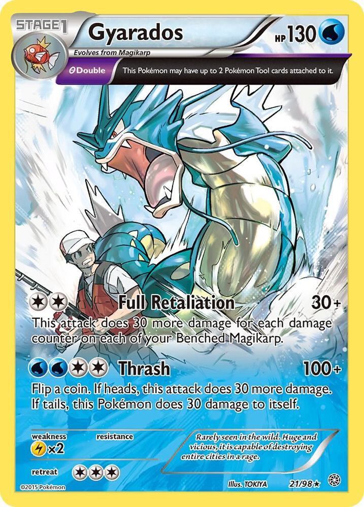 Gyarados (21) - 21/98 - Holo Rare