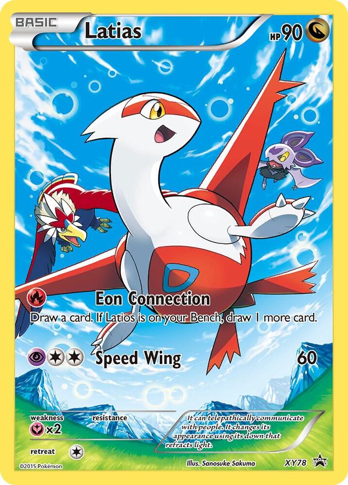 Latias (Full Art Promo) - XY78 - Promo 
