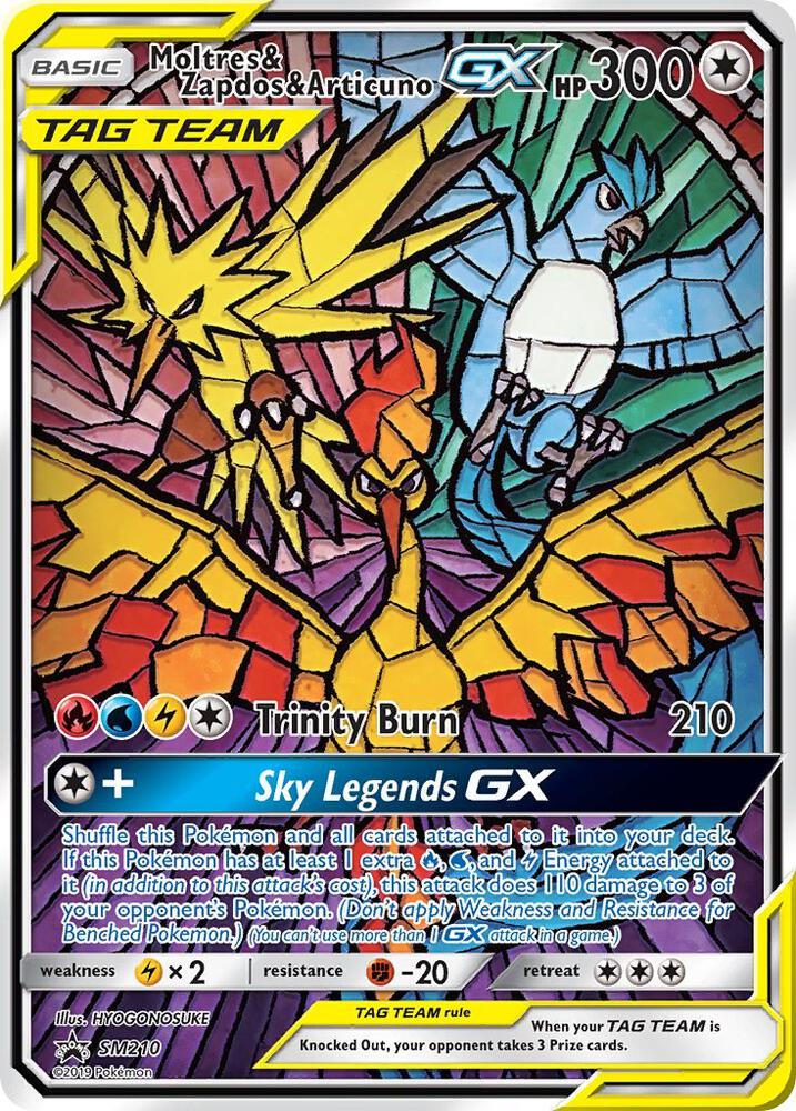 Moltres & Zapdos & Articuno GX - SM210 - Promo 