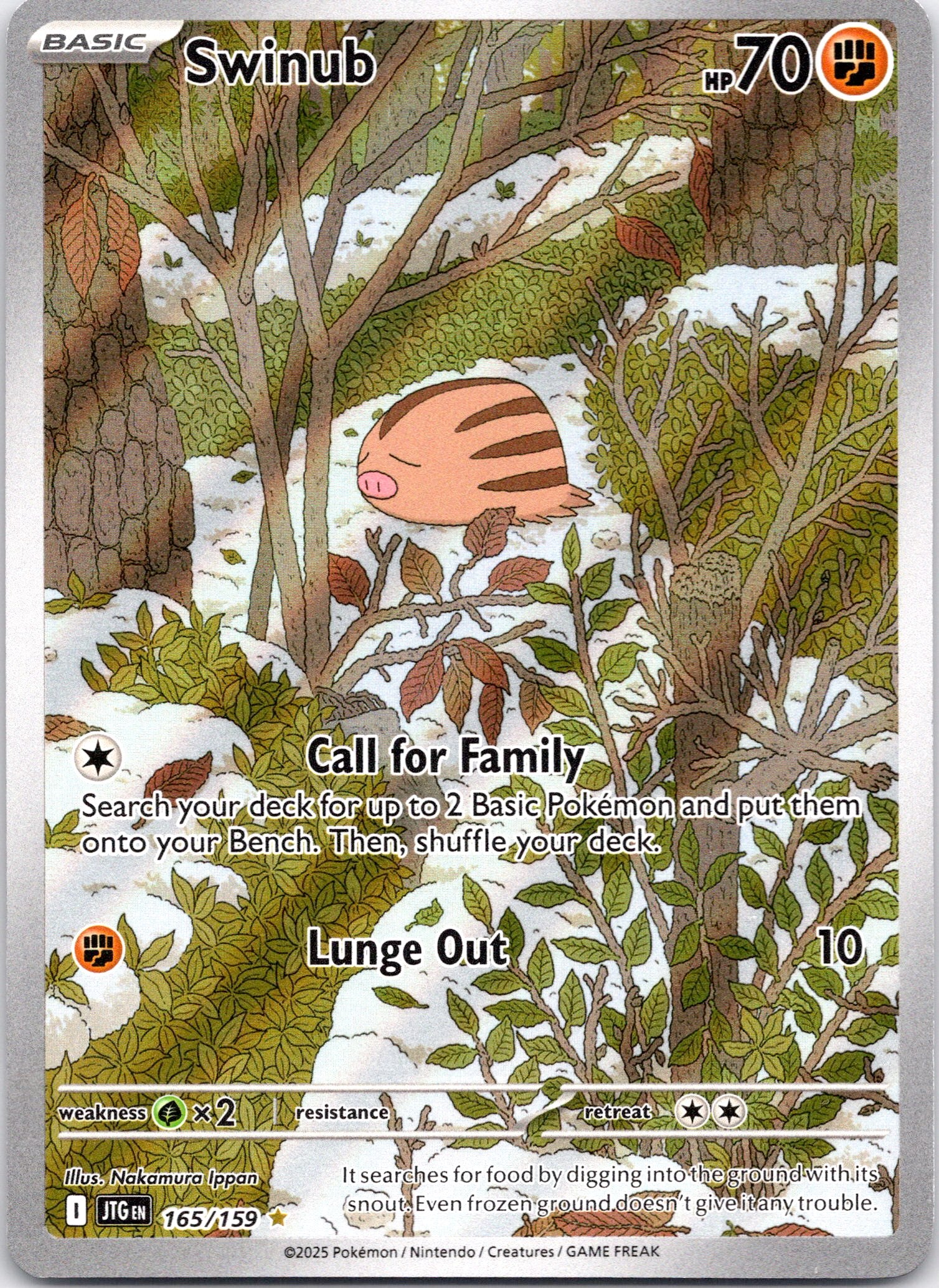 Swinub - 165/159 - Illustration Rare