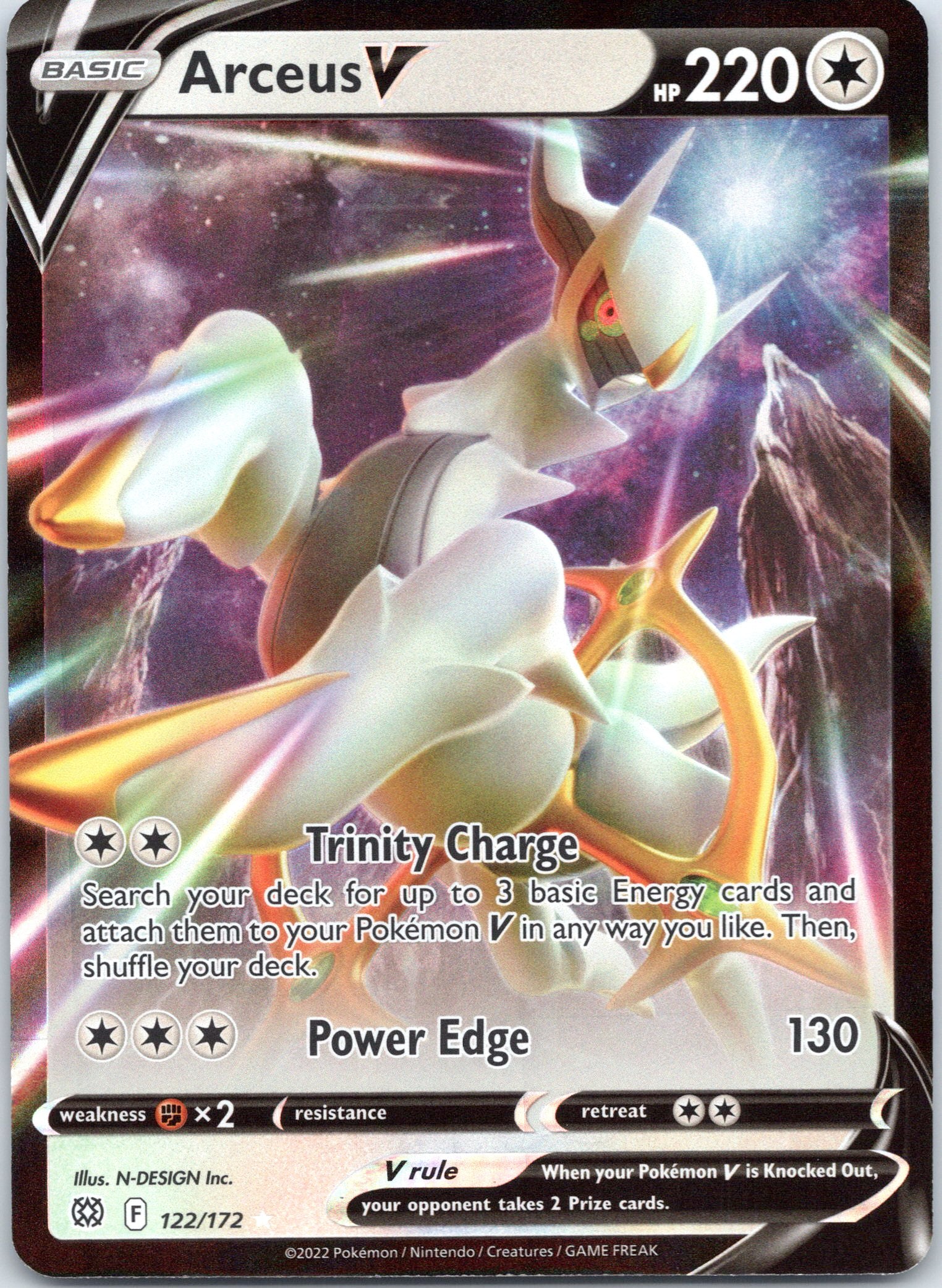 Arceus V - 122/172 - Ultra Rare