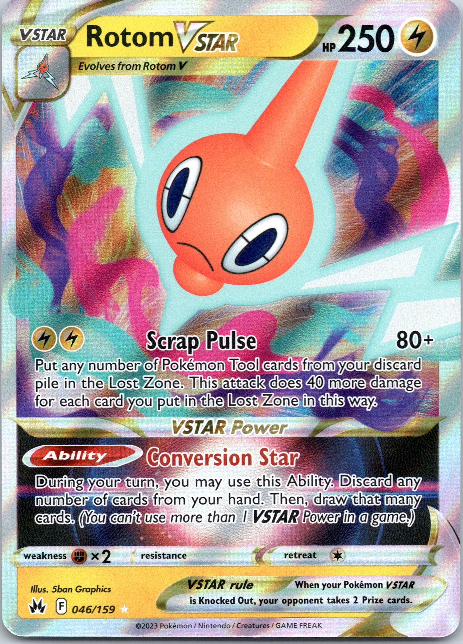 Rotom VSTAR - 046/159 - Ultra Rare