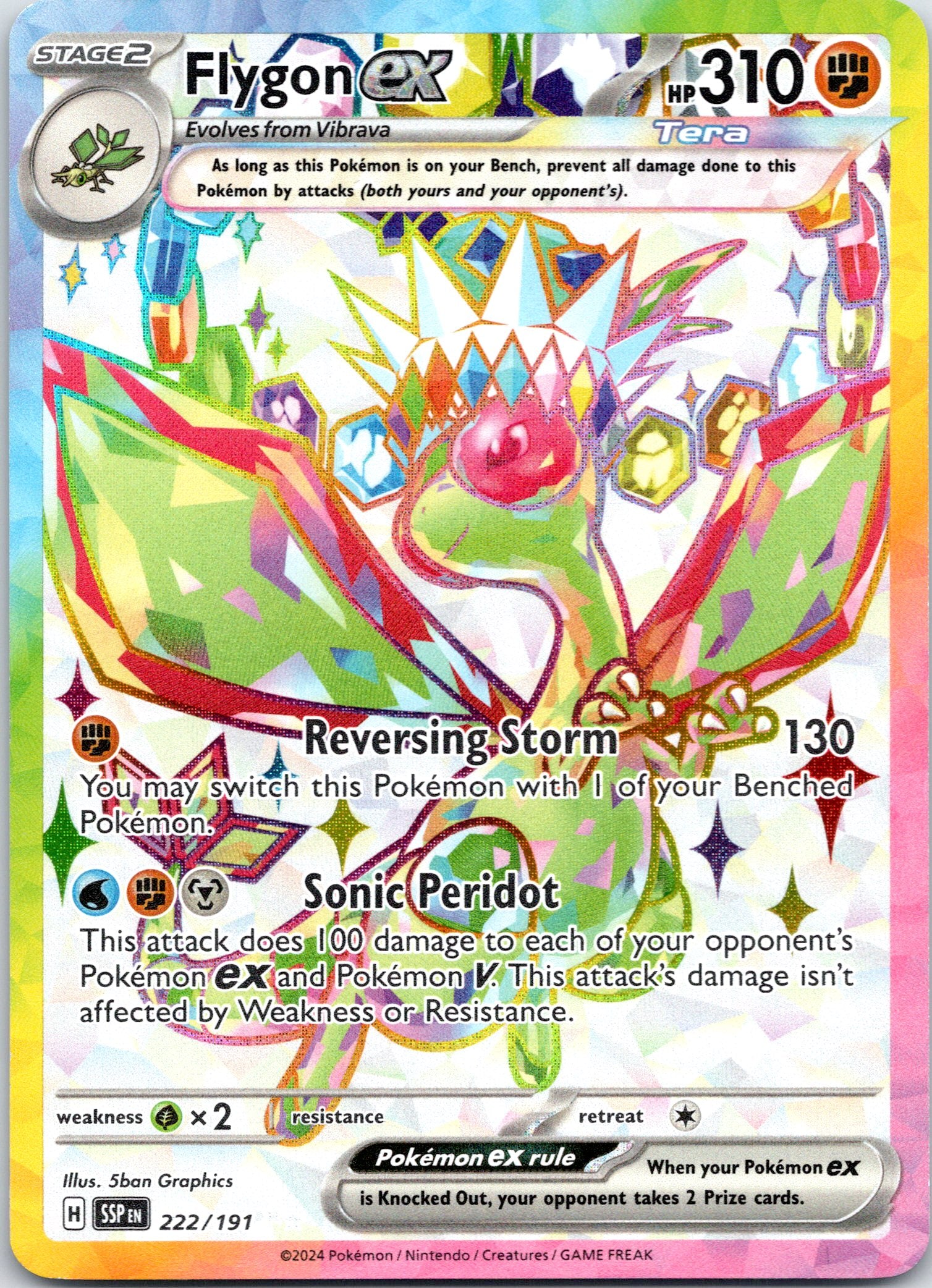 Flygon ex - 222/191 - Ultra Rare