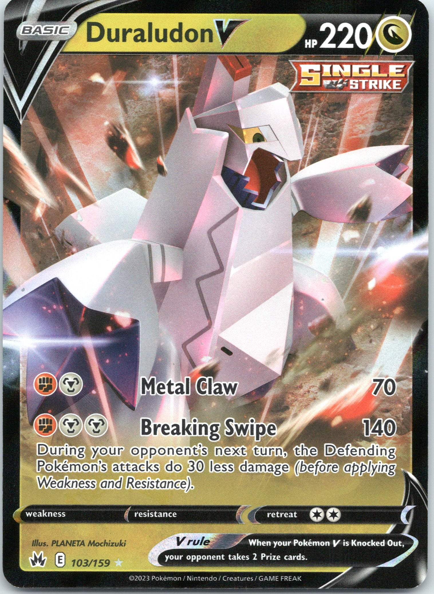 Duraludon V - 103/159 - Ultra Rare