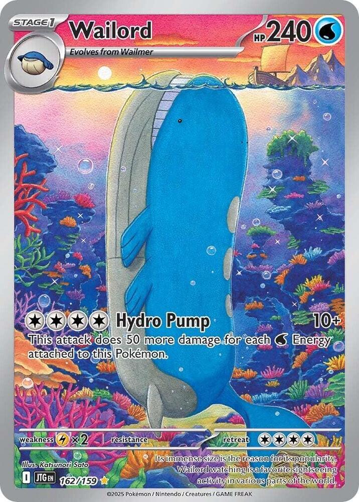 Wailord - 162/159 - Illustration Rare 