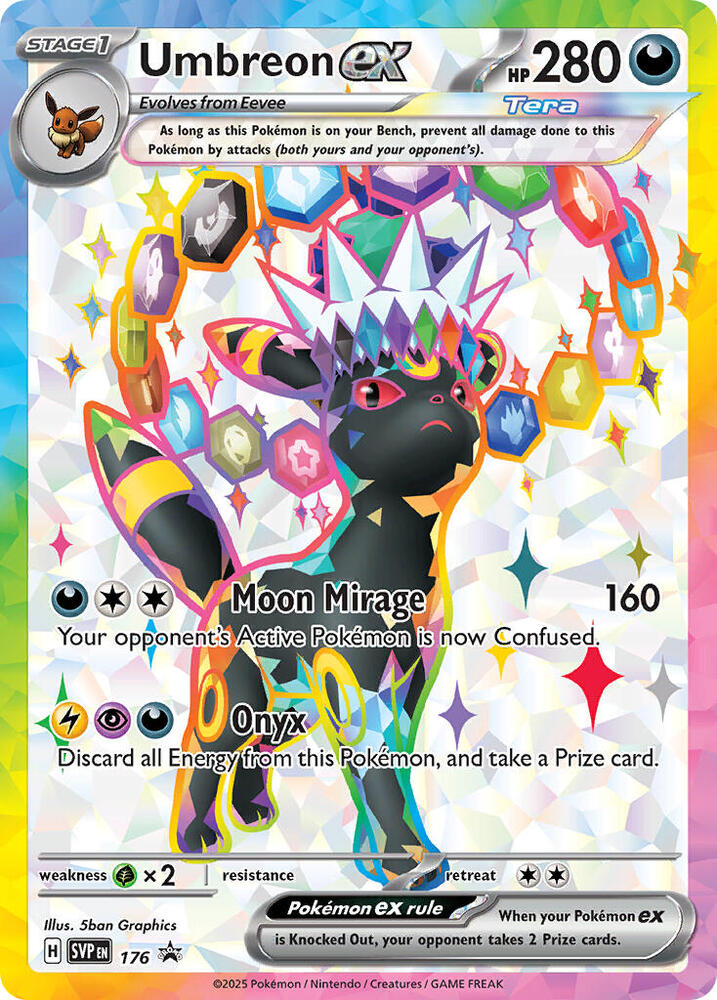 Umbreon ex - 176 - SVP 176 - Promo 