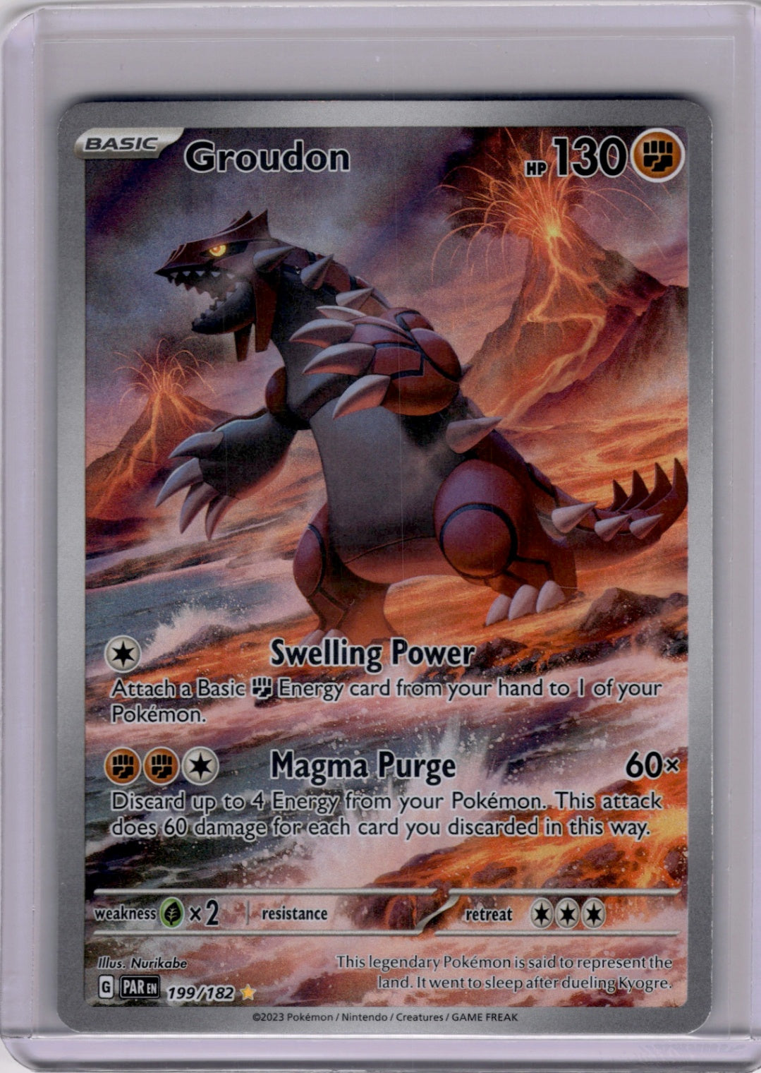 Groudon - - 199/182 - Illustration Rare