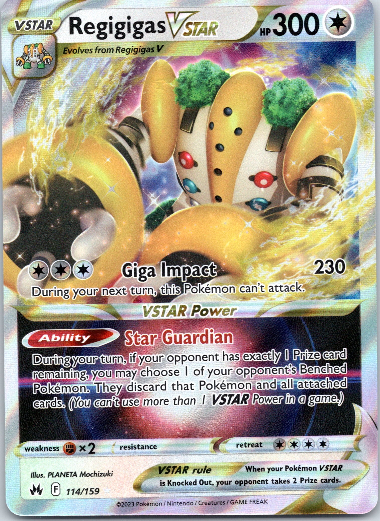 Regigigas VSTAR - 114/159 - Ultra Rare