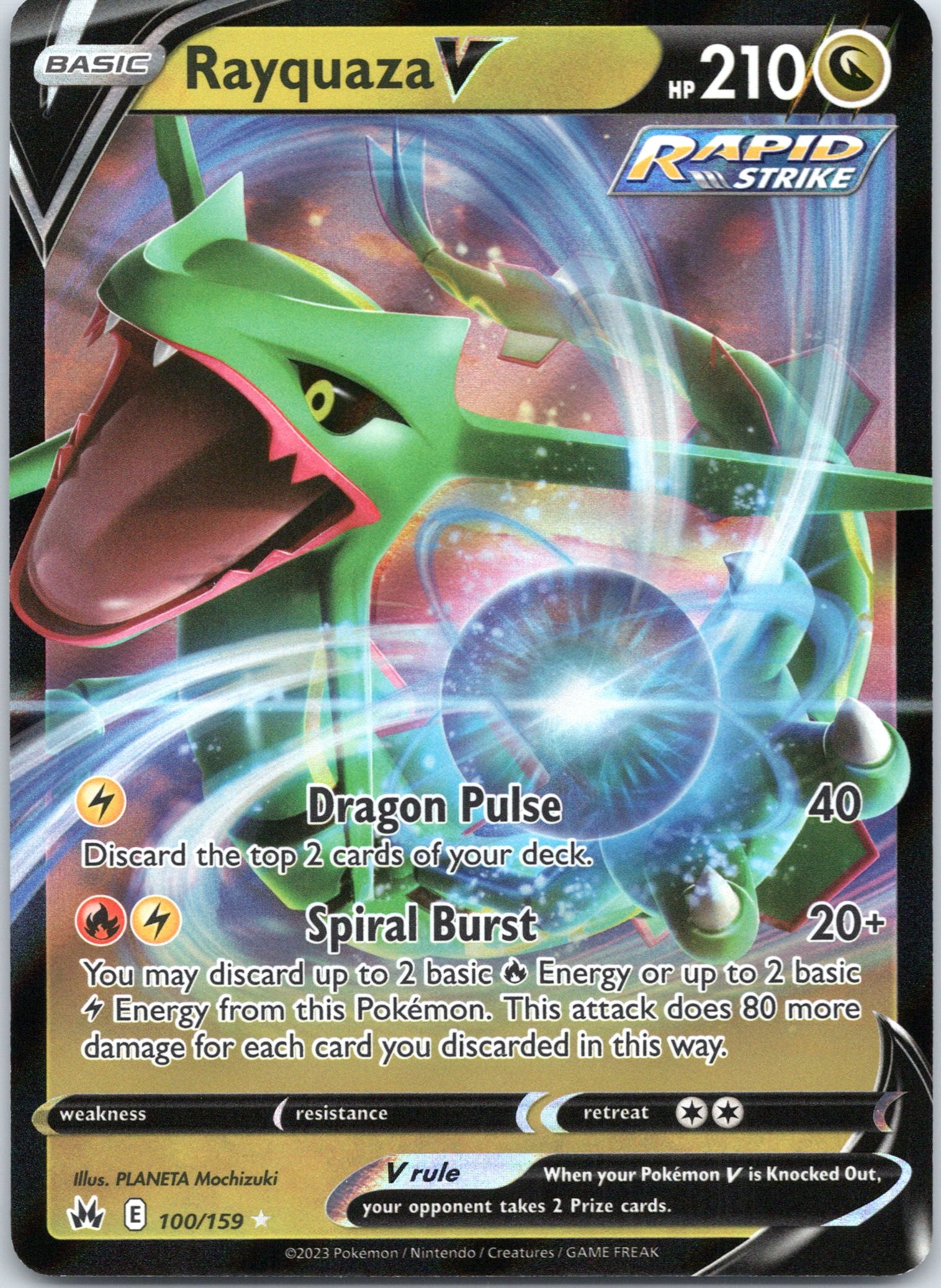 Rayquaza V - 110/203 - Ultra Rare