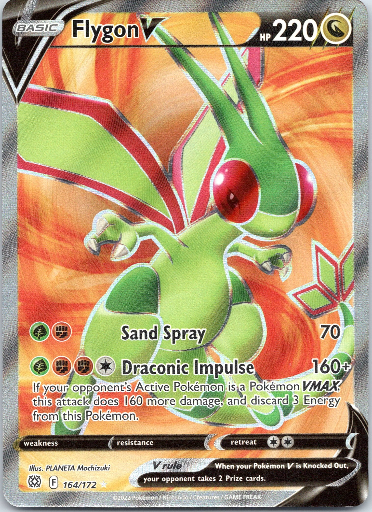 Flygon V (Full Art) - 164/172 - Ultra Rare