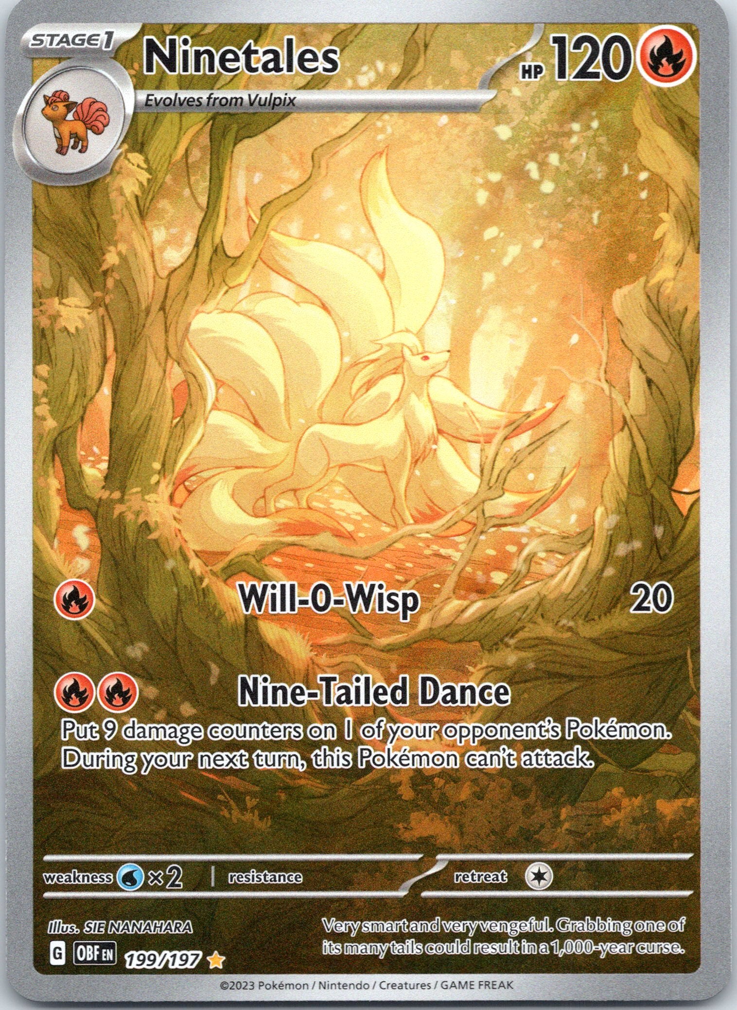 Ninetales - 199/197 - Illustration Rare