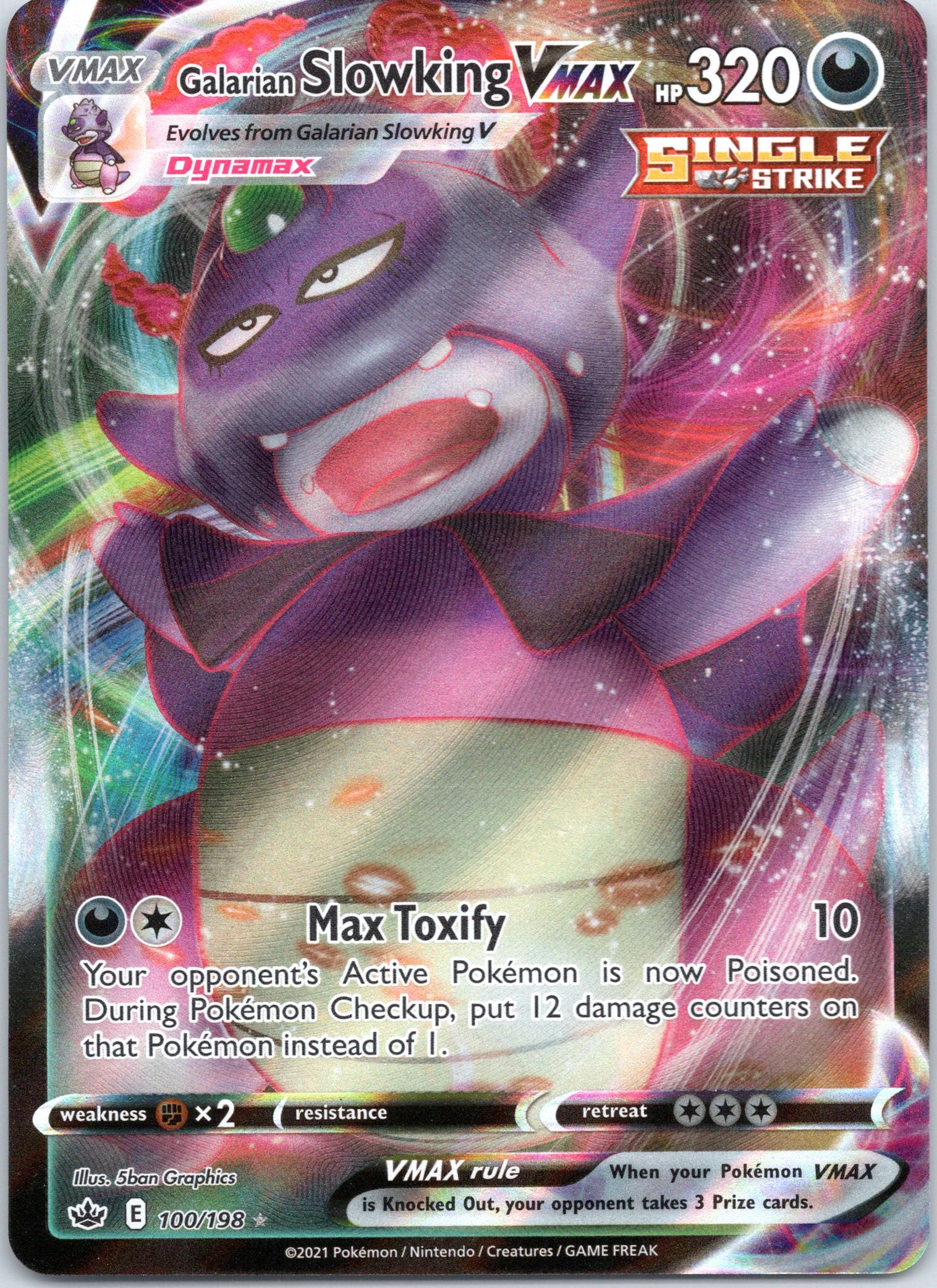 Galarian Slowking VMAX - 100/198 - Ultra Rare