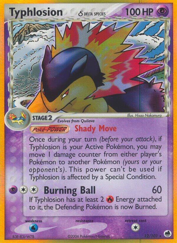 Typhlosion (Delta Species) - 12/101 - Holo Rare 