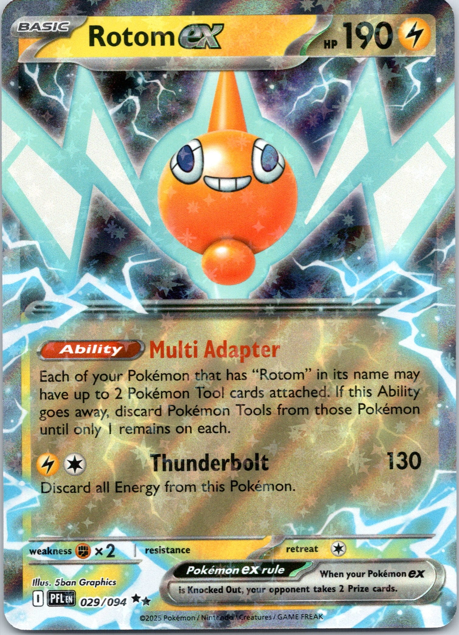 Rotom ex - - 029/094 - Double Rare