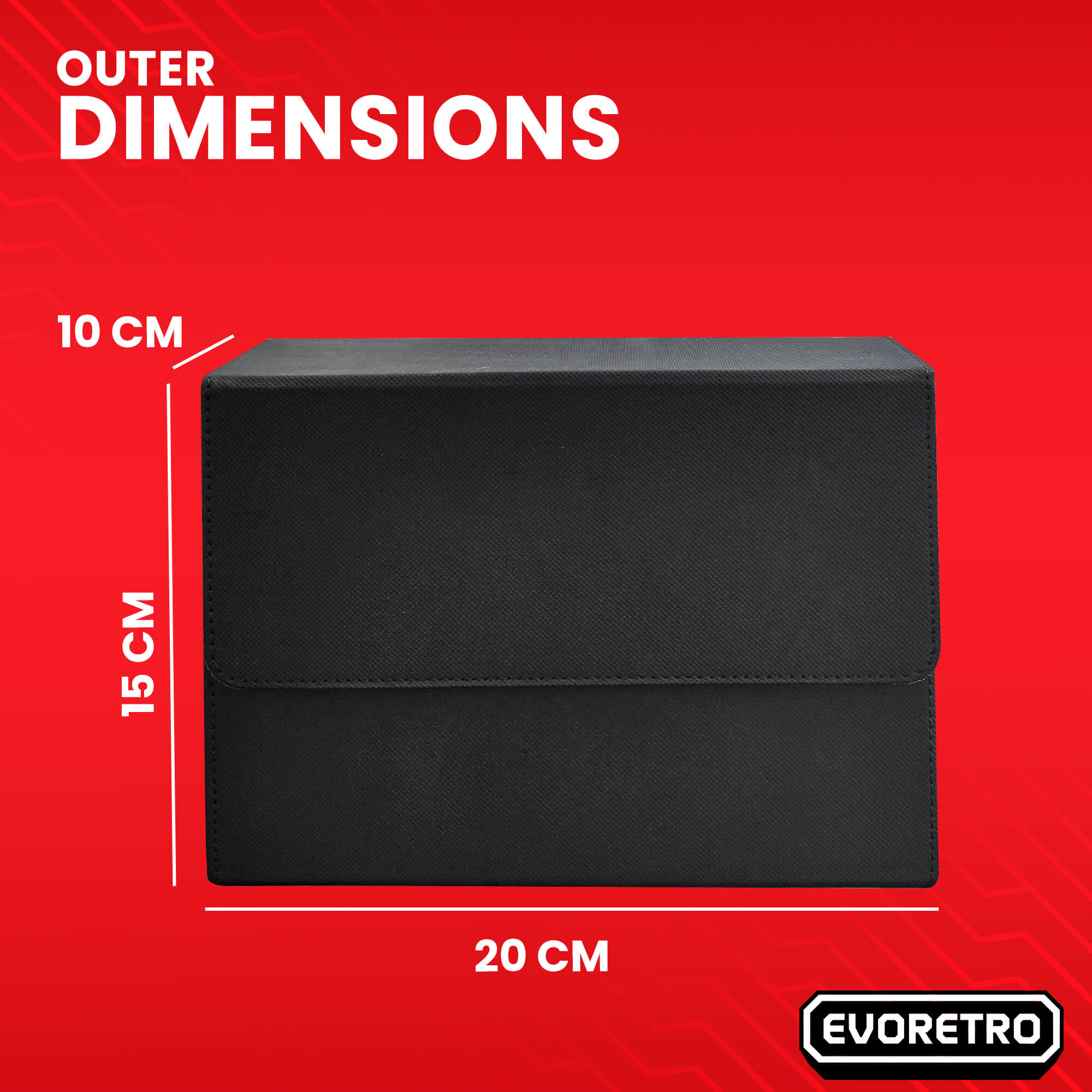 Magnetic Graded Card Deck Storage for 30 Graded Card