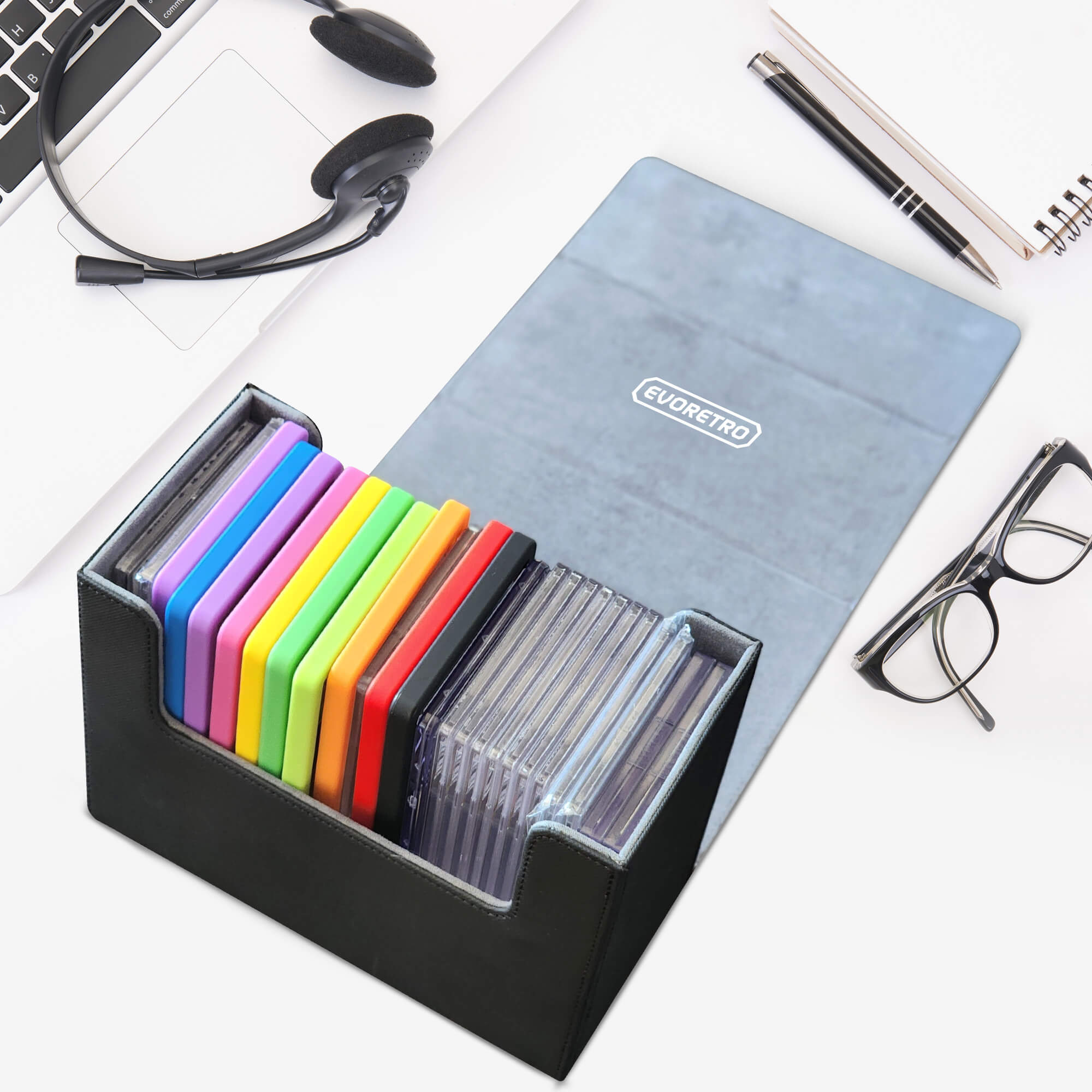 Magnetic Graded Card Deck Storage for 30 Graded Card