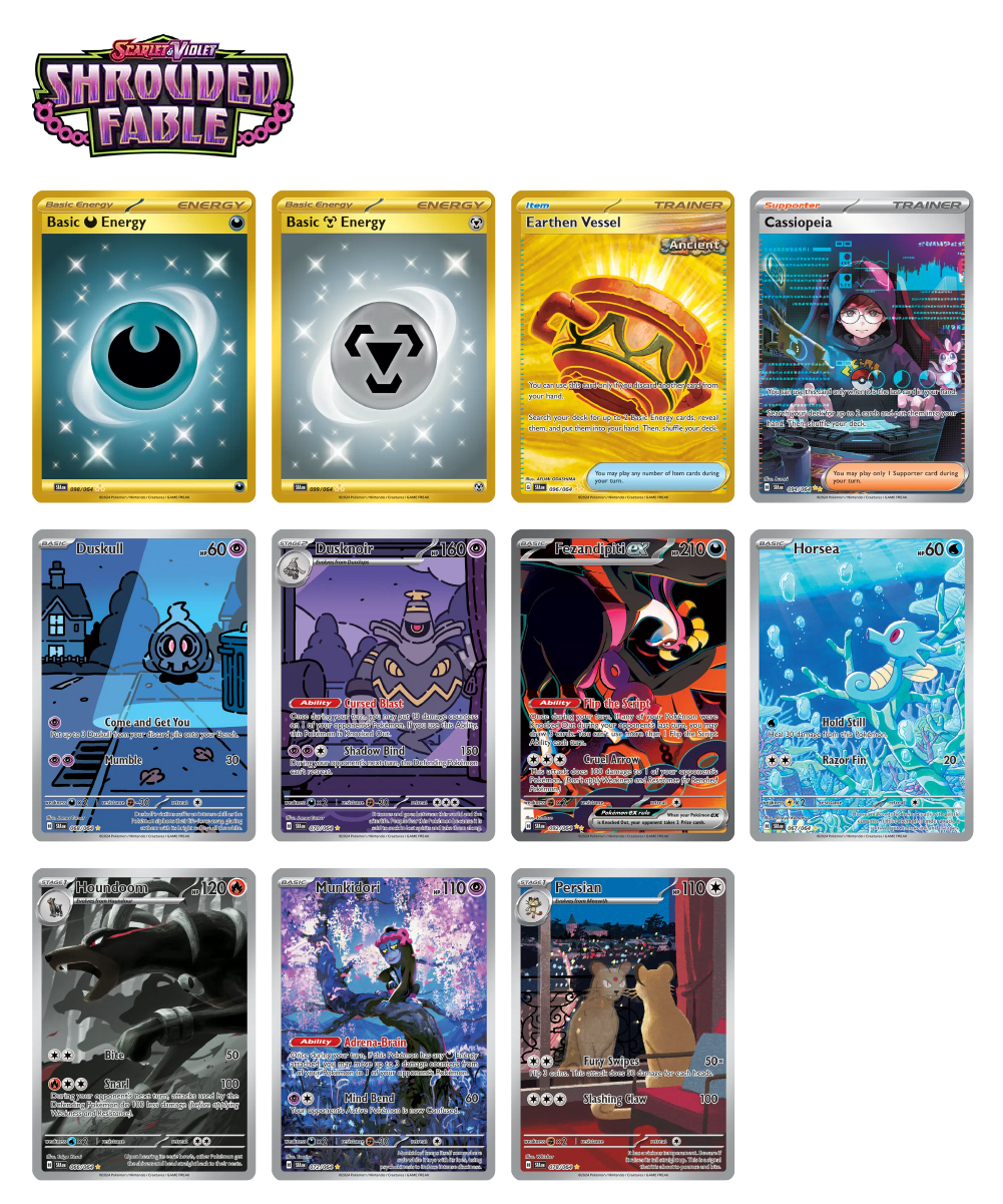pokemon shrouded fable elite trainer box card list TCG: Scarlet and Violet : Toys & Games legal%20coin Shrouded Fable Elite Trainer Box