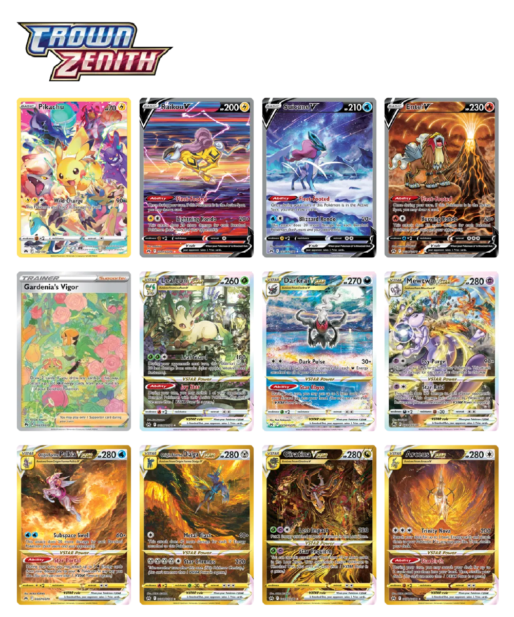 Crown Zenith Pokemon Center Elite Trainer Box Plus