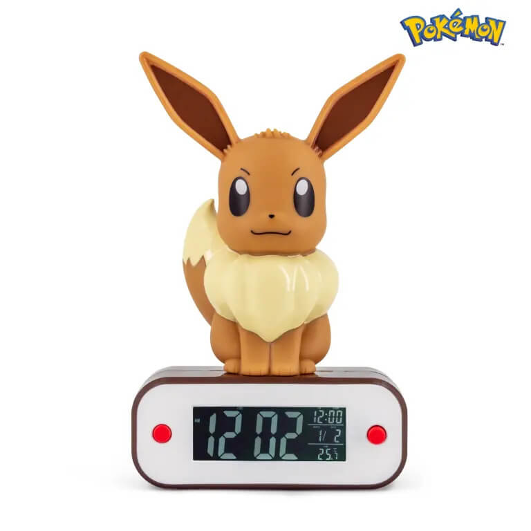 Pokémon Eevee Light-up 3D Figure Alarm Clock