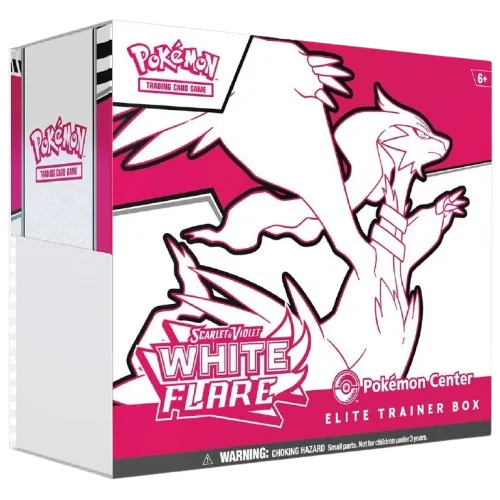 White Flare Pokemon Center Elite Trainer Box