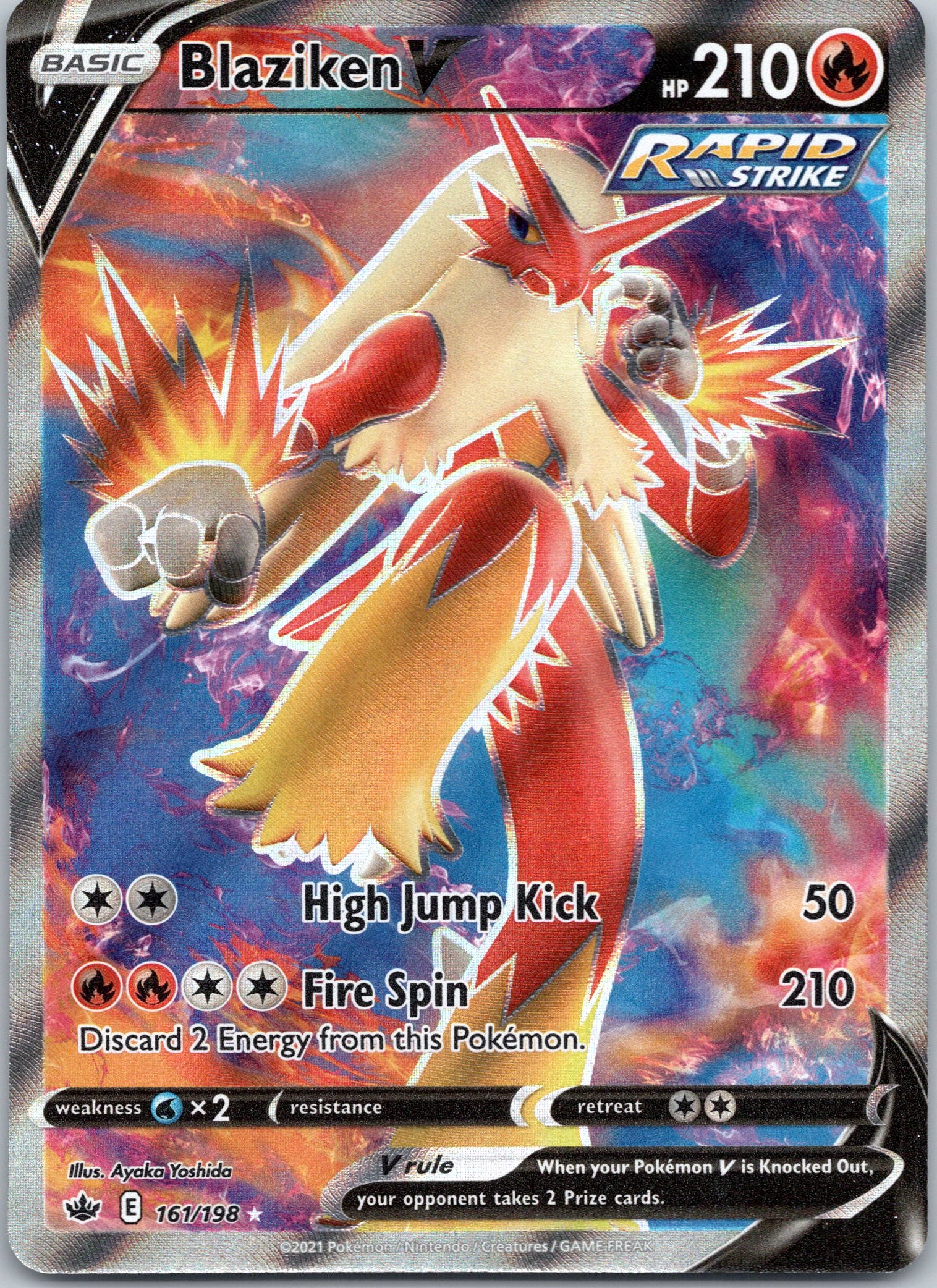 Blaziken V (Full Art) - 161/198 - Ultra Rare