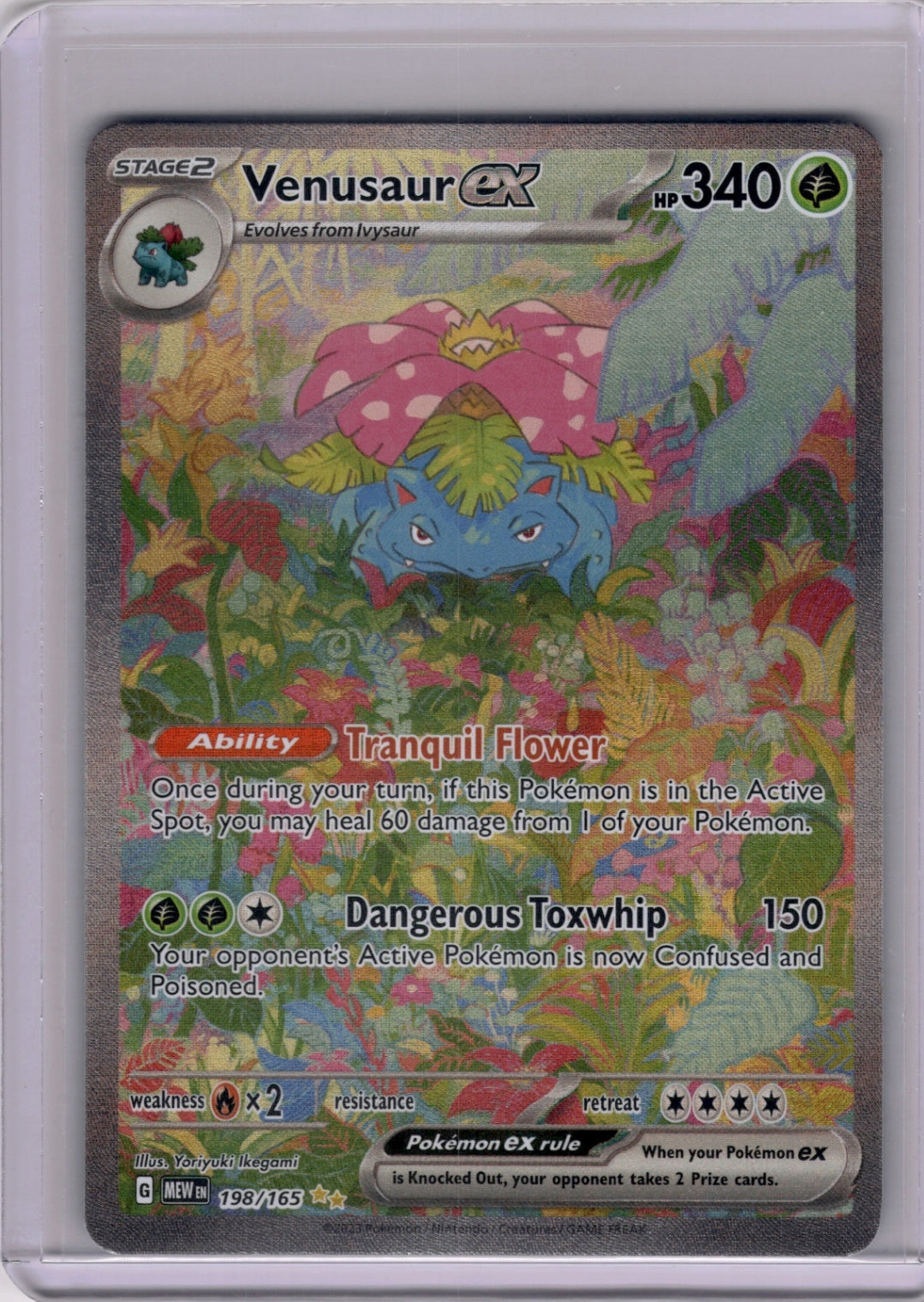 Venusaur ex - - 198/165 - Special Illustration Rare