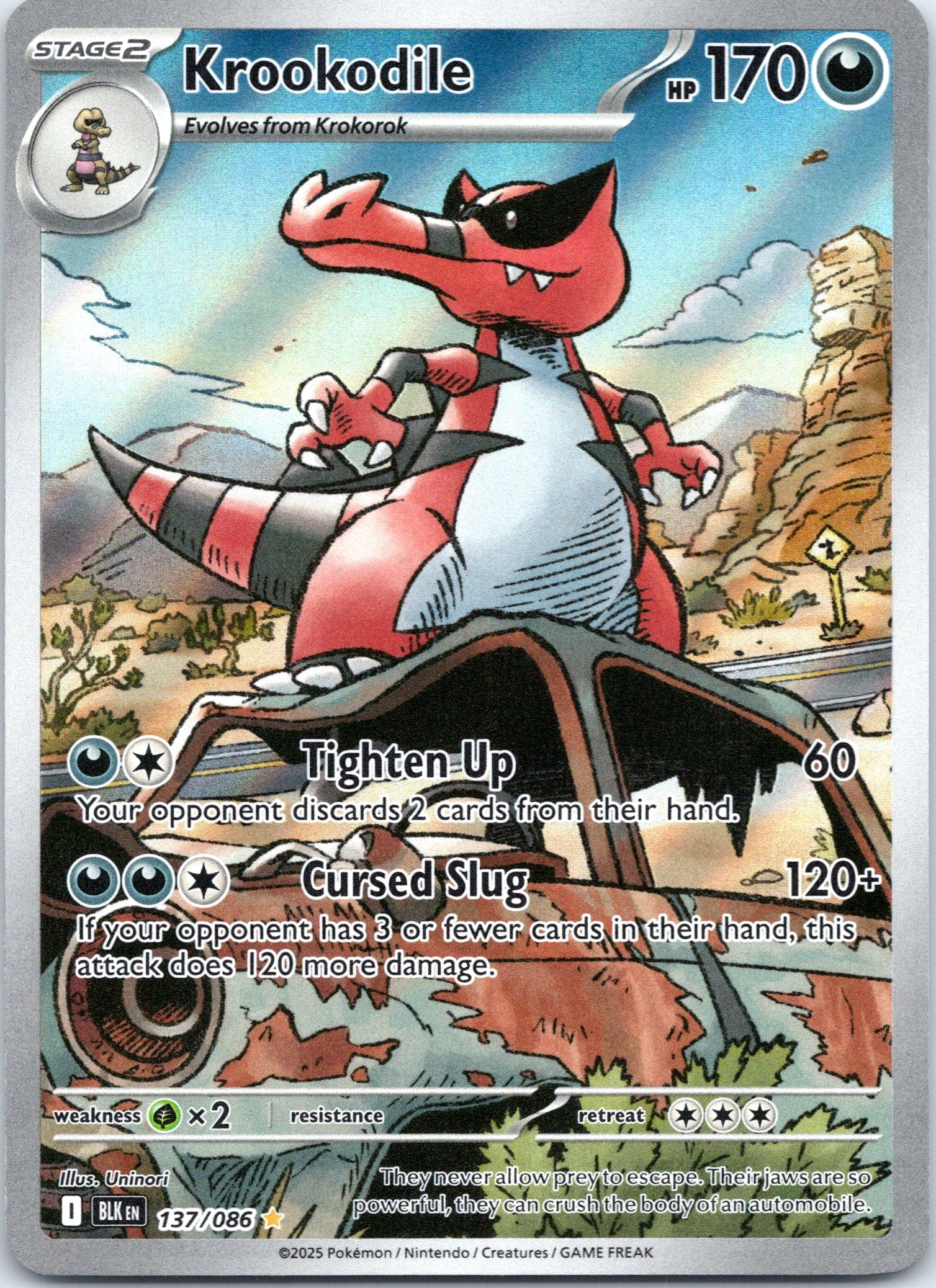 Krookodile - 137/086 - Illustration Rare