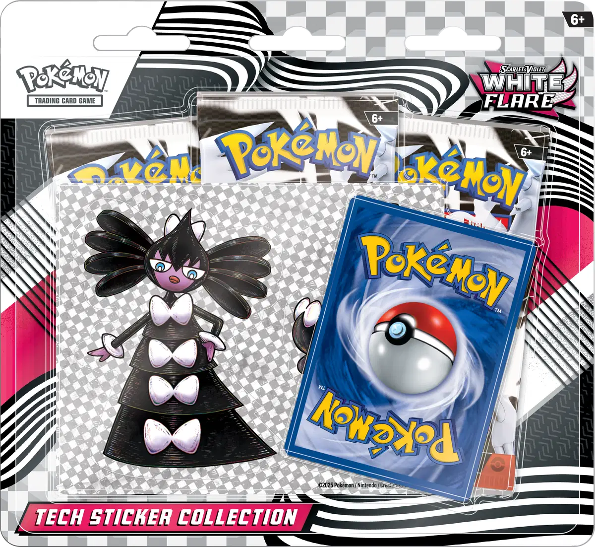 White Flare Tech Sticker Collection | Pokemon TCG | Kuma Card Club Montreal