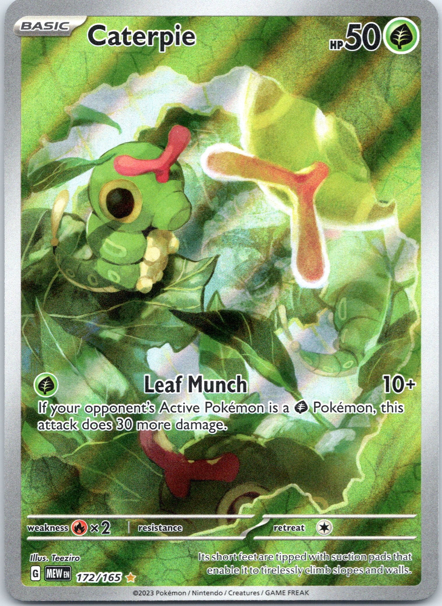 Caterpie - 172/165 - Illustration Rare