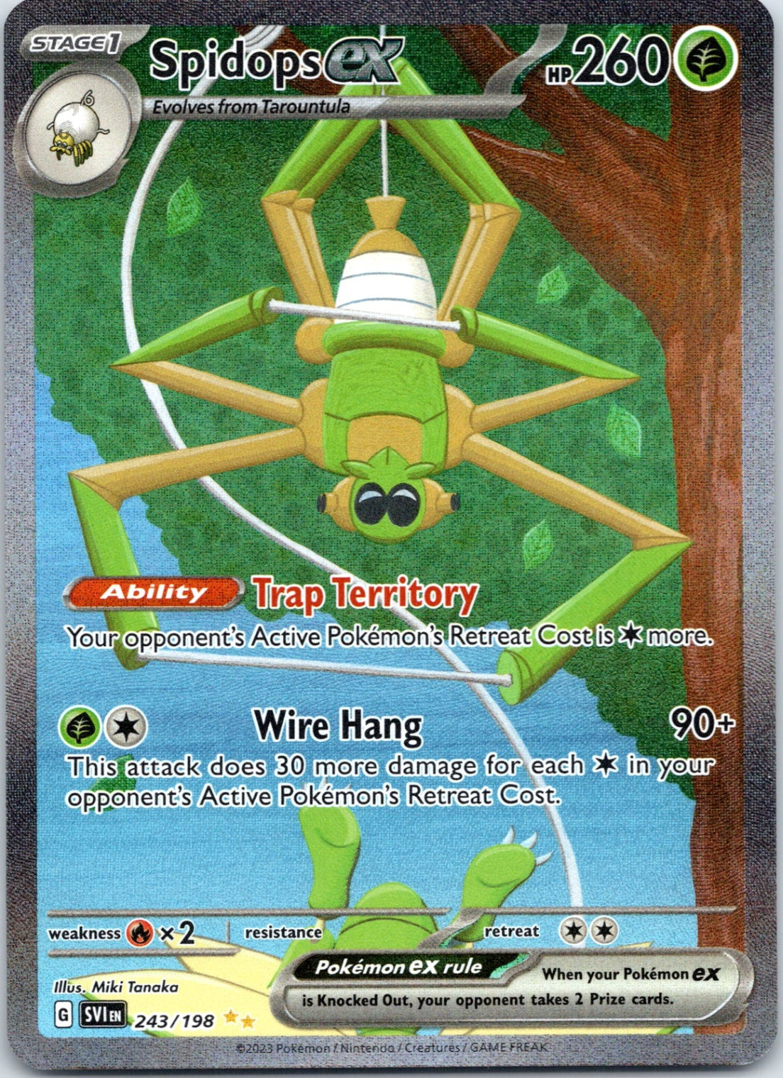 Spidops ex - 243/198 - Special Illustration Rare