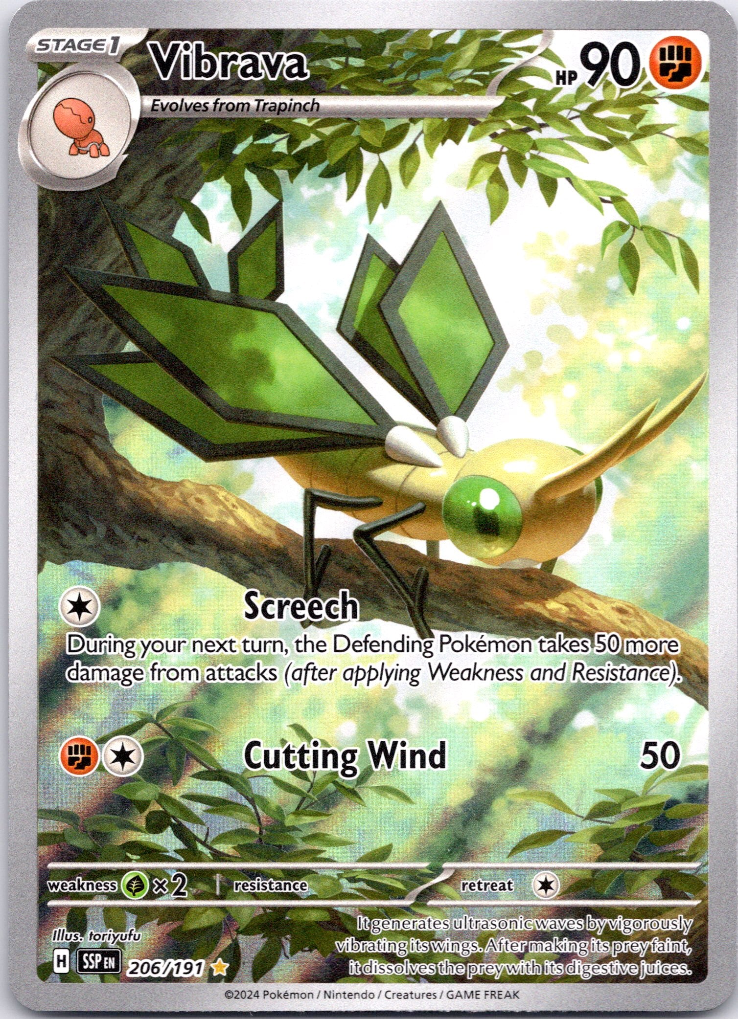 Vibrava - 206/191 - Illustration Rare