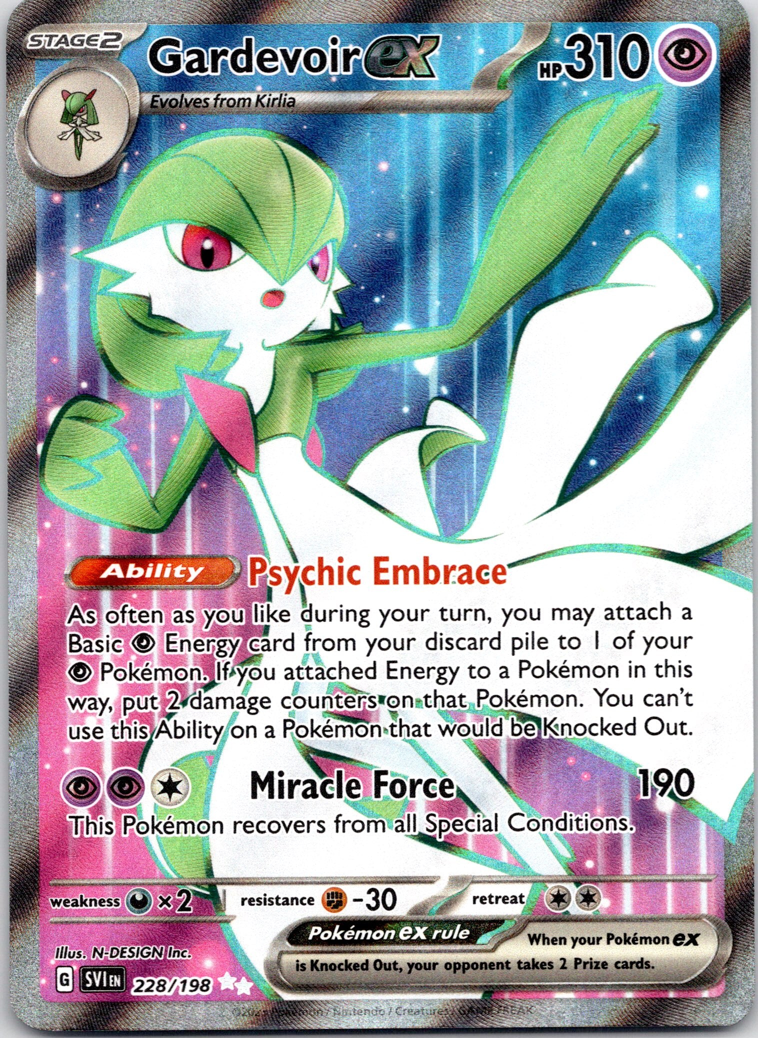 Gardevoir ex - 228/198 - Ultra Rare
