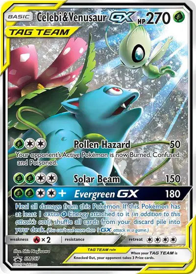 Celebi & Venusaur GX - SM167 - Promo | Pokemon TCG | Kuma Card Club Montreal