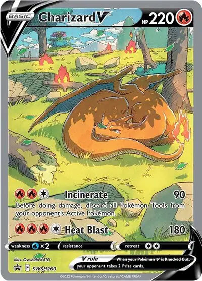 Charizard V - SWSH260 - Promo | Pokemon TCG | Kuma Card Club Montreal