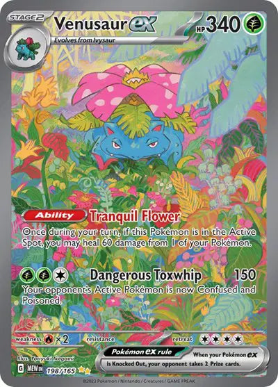 Venusaur ex - 198 - Special Illustration Rare | Pokemon TCG | Kuma Card Club Montreal