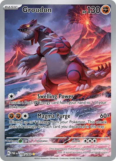 Groudon - 199 - Illustration Rare | Pokemon TCG | Kuma Card Club Montreal