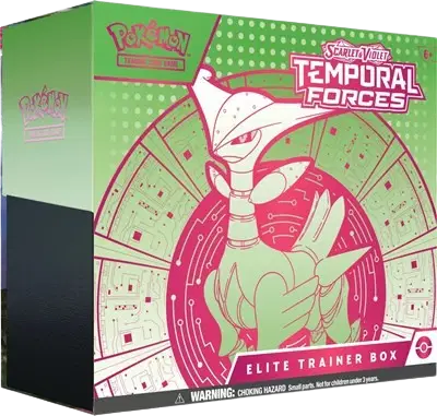 Temporal Forces Elite Trainer Box [Iron Leaves] | Pokemon TCG | Kuma Card Club Montreal