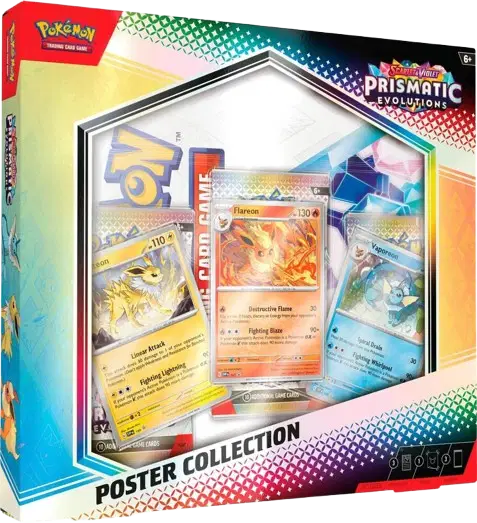 Prismatic Evolutions Poster Collection | Pokemon TCG | Kuma Card Club Montreal