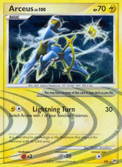 Arceus - AR6 - Holo Rare | Pokemon TCG | Kuma Card Club Montreal