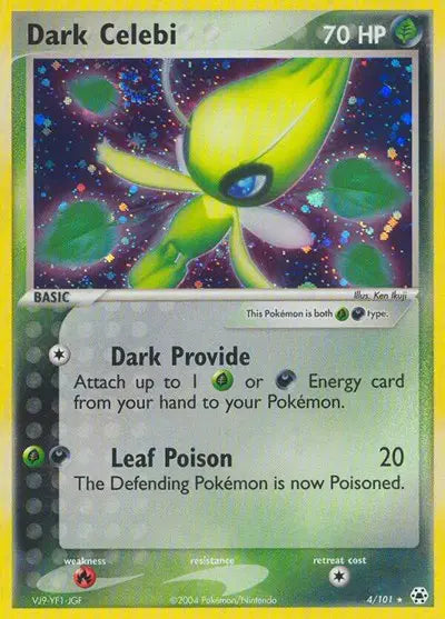 Dark Celebi - 4 - Holo Rare | Pokemon TCG | Kuma Card Club Montreal