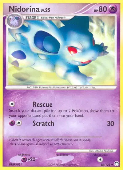 Nidorina - 56 - Uncommon | Pokemon TCG | Kuma Card Club Montreal