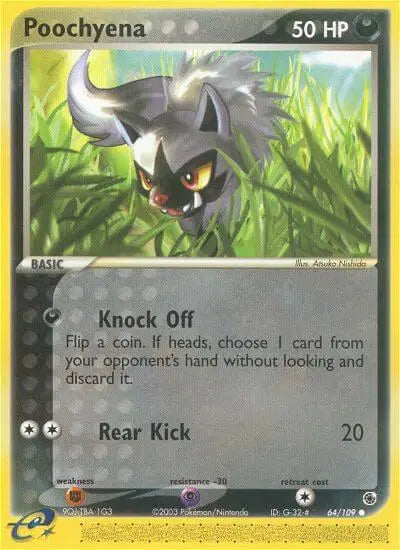 Poochyena - 64 - Common | Pokemon TCG | Kuma Card Club Montreal