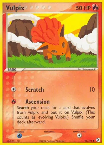 Vulpix - 81 - Common | Pokemon TCG | Kuma Card Club Montreal